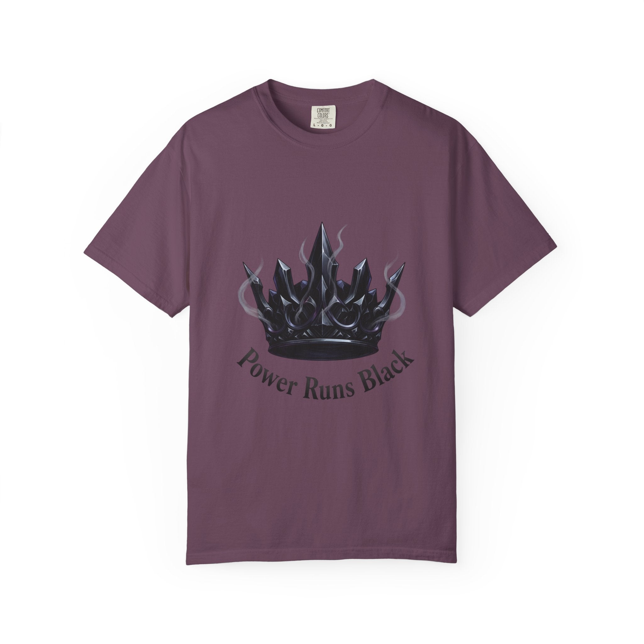 PRB Power Runs Black Crown Graphic T-Shirt by Power Runs Black
