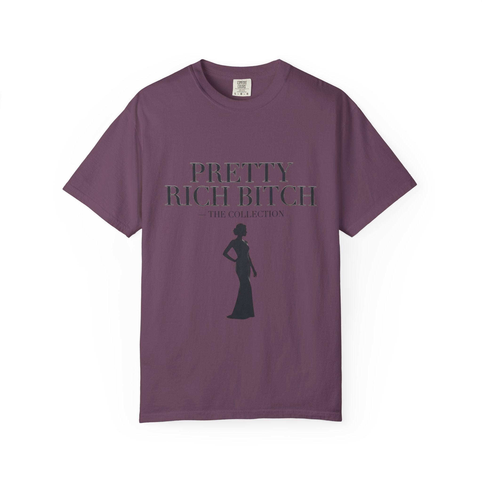 Pretty Rich Bitch The Collection by PRB Tee — Feminine Confidence Graphic T-Shirt by Power Runs Black