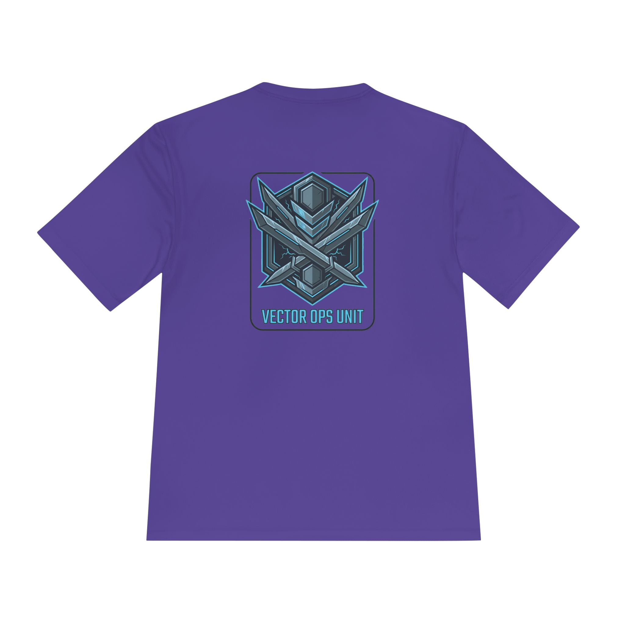 Power Runs Black PRB Blackline Vector Ops Unit Graphics Tee by Power Runs Black