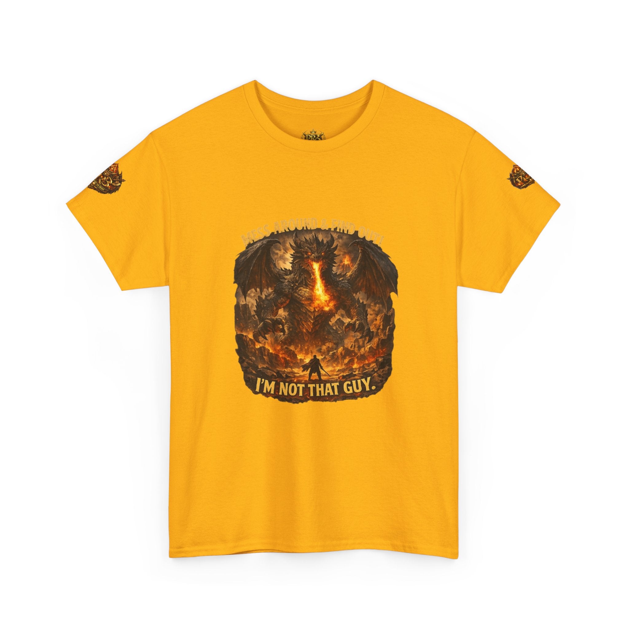 PRB Demonic Warrior Illustration Tee | "I'm Not That Guy" Graphic Shirt by Power Runs Black