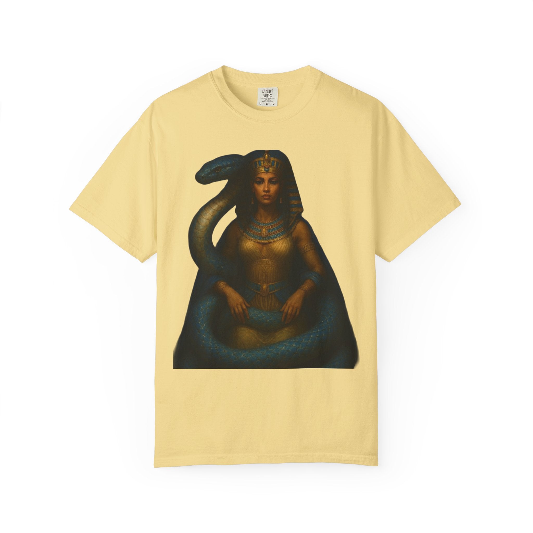 PRB Egyptian Goddess with Snake T-Shirt | Pharaoh Serpent Art Tee by Printify