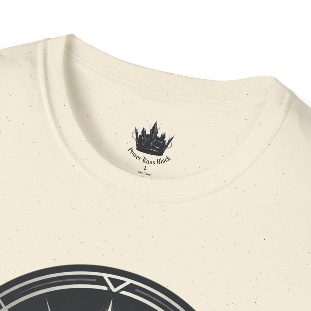 Power Runs Black PRB Crown Variant Graphic T-Shirt — The Crown Variant Emblem by Printify