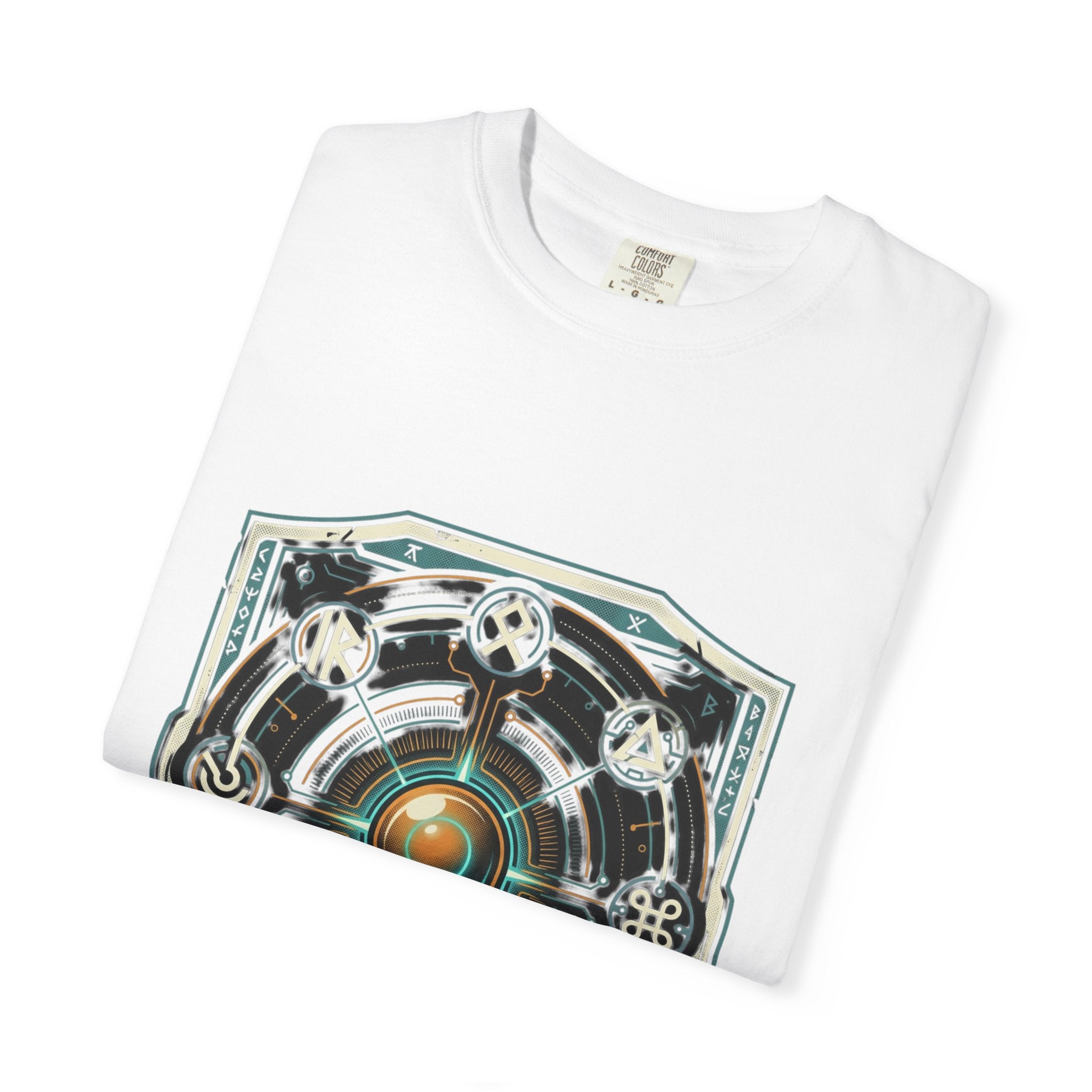 Power Runs Black PRB "Wear The Code" Mystic Shield T-Shirt — Geometric Sigil Graphic Tee by Power Runs Black