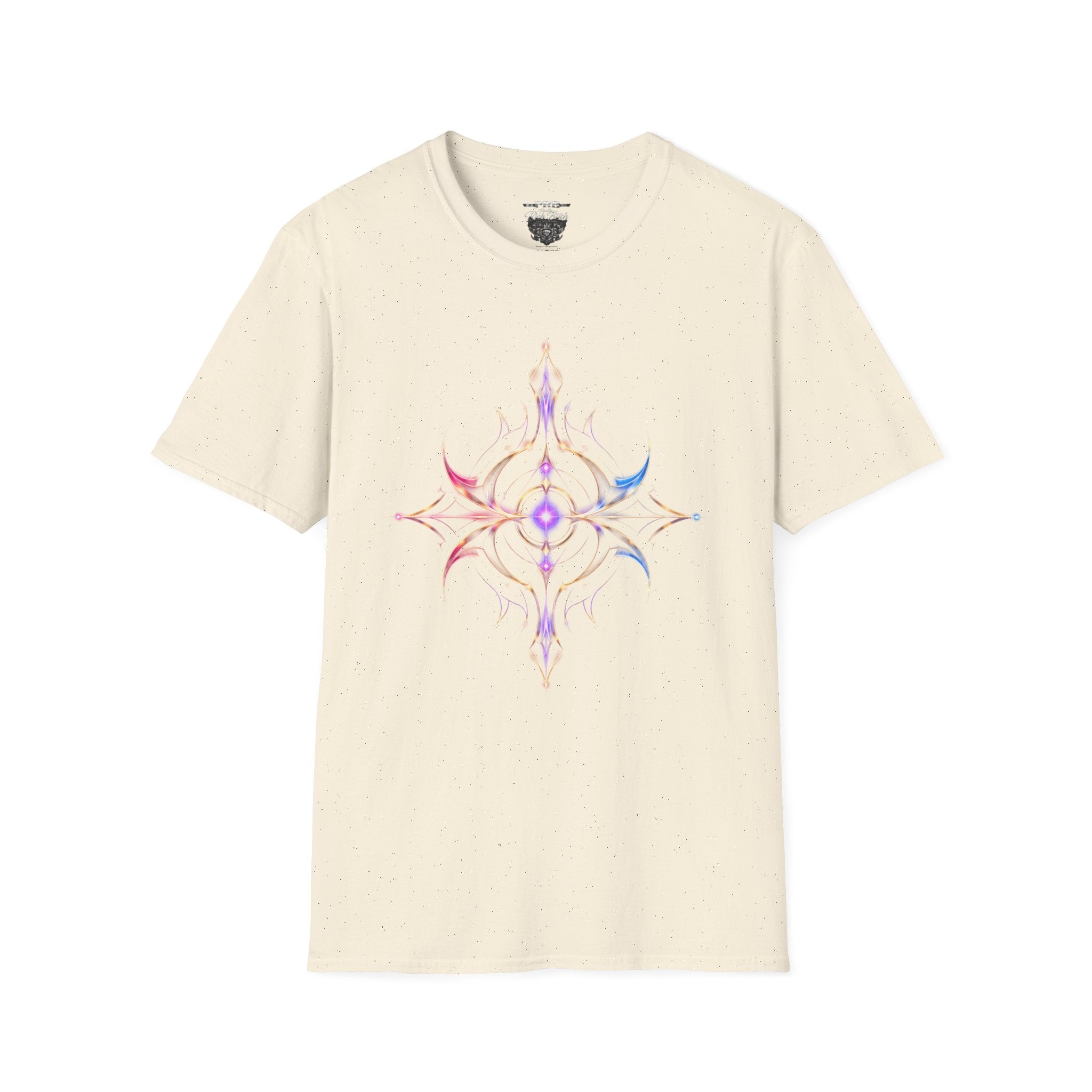 Power Runs Black PRB Pretty Rich Bitch The Collection Mystic Mandala Tee — Subtle Pastel Spiritual Graphic T-Shirt by Printify
