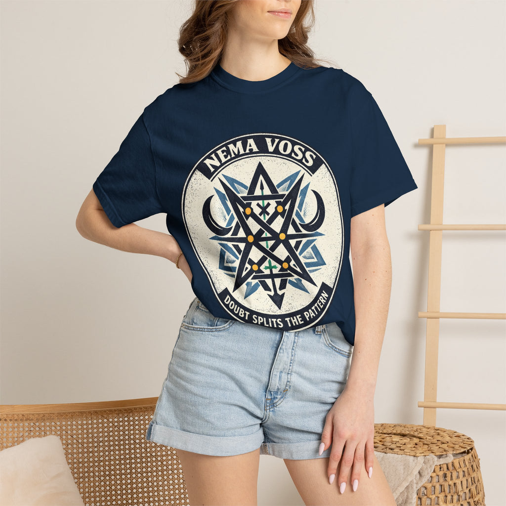 Power Runs Black PRB Nema Voss 'Doubt Splits the Pattern' Graphic T-Shirt by Power Runs Black