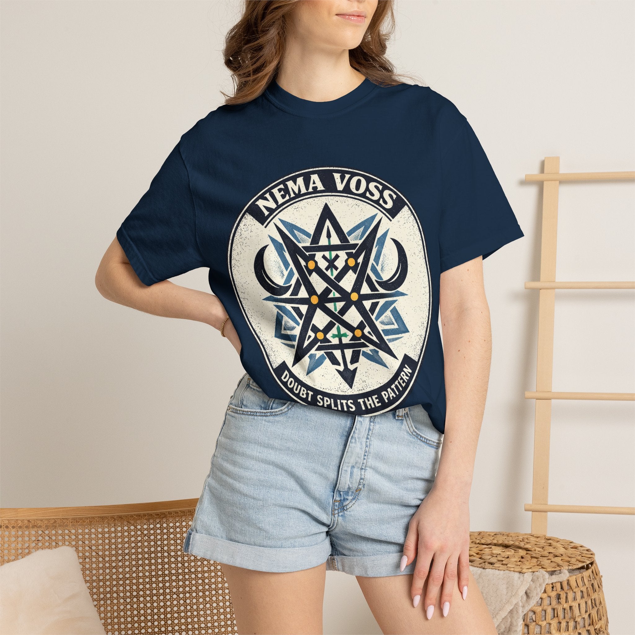 Power Runs Black PRB Nema Voss 'Doubt Splits the Pattern' Graphic T-Shirt by Power Runs Black