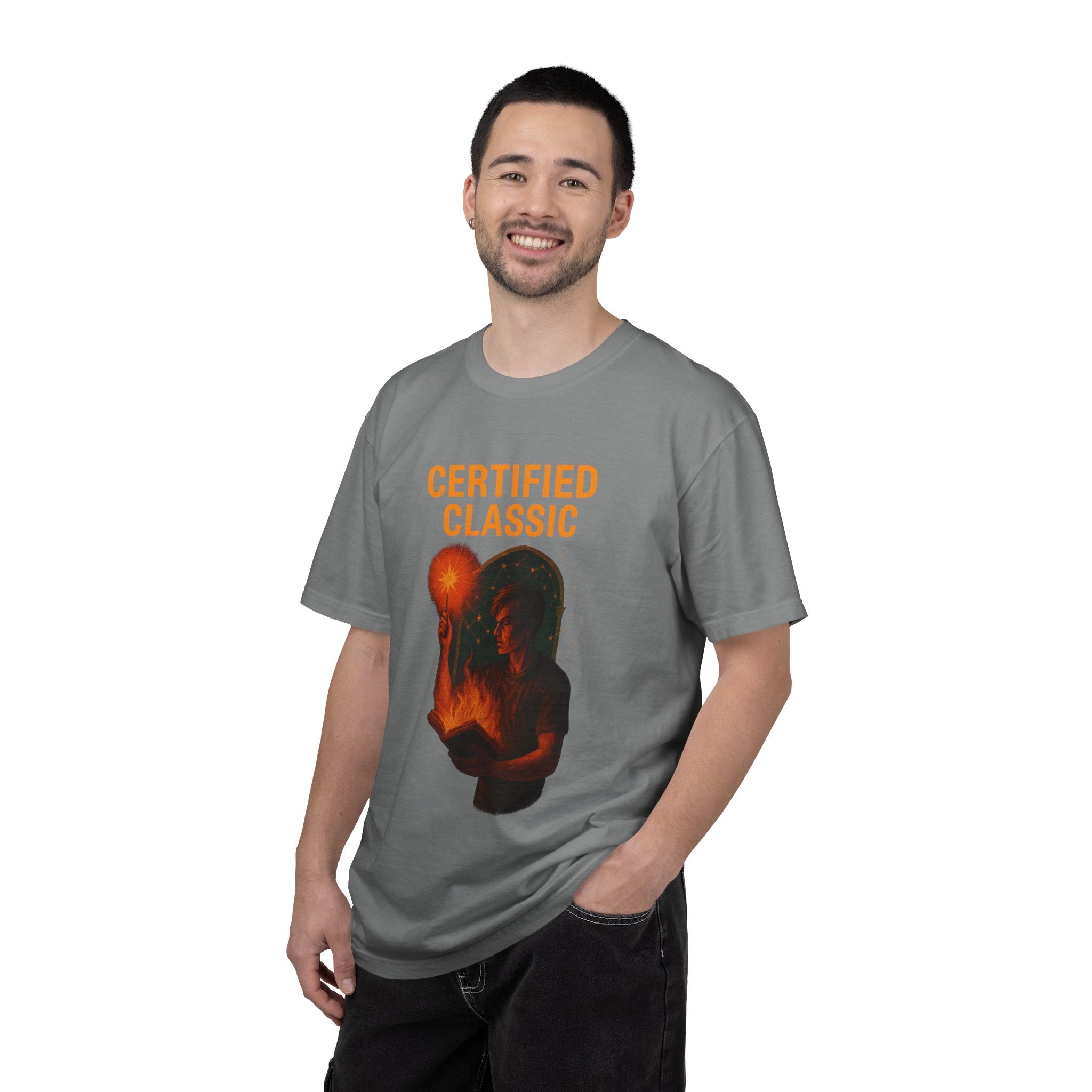 PRB Certified Classic head silhouette holding light bulb T-shirt | vintage inspired graphic tee by Power Runs Black