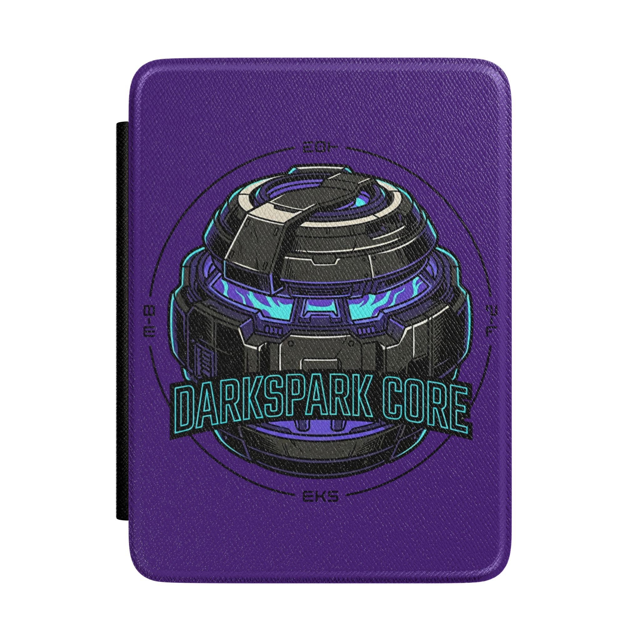 Power Runs Black PRB The Core Age Kindle Case — Darkspark Core Sci‑Fi Protective Cover (Purple) by Power Runs Black