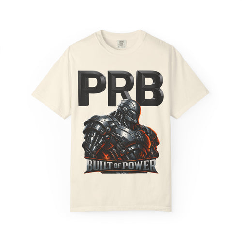 Built of Power PRB T-Shirt — Robotic Armor Graphic Tee by Printify