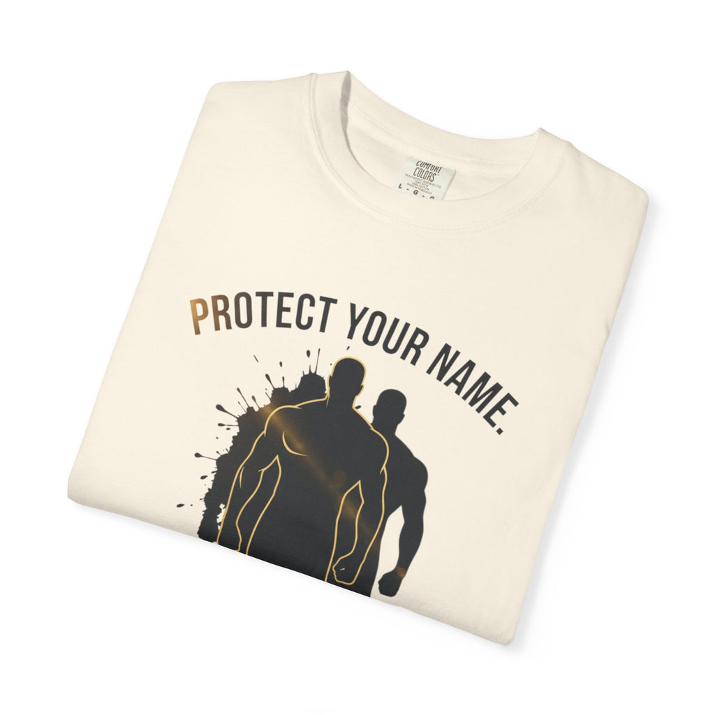 PRB Protect Your Name silhouette trio design T-Shirt | Loyalty is a Weapon graphic tee by Printify
