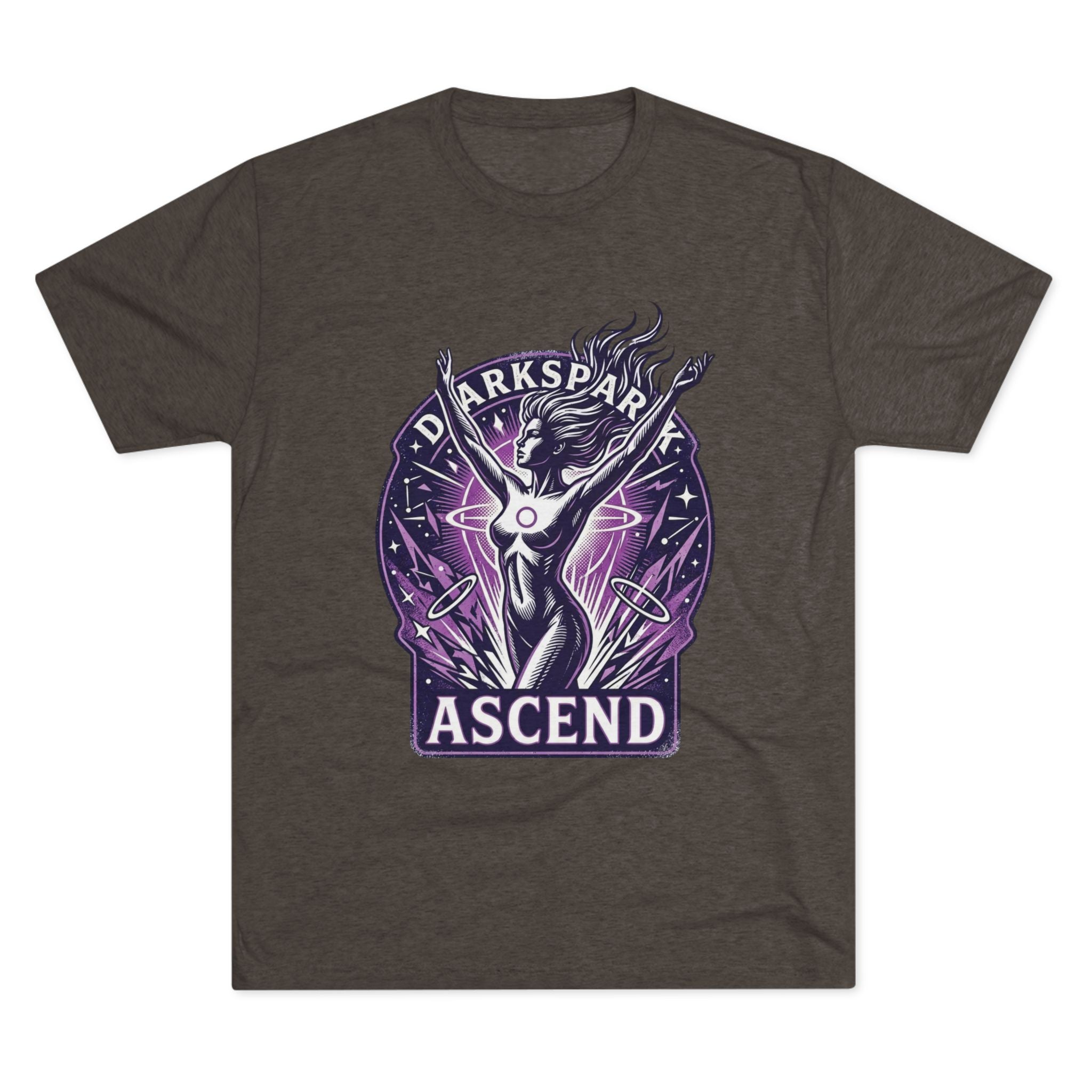Power Runs Black PRB Ascend Space Goddess Tee — "Parkspark Ascend" Retro Sci‑Fi Graphic T-Shirt by Power Runs Black