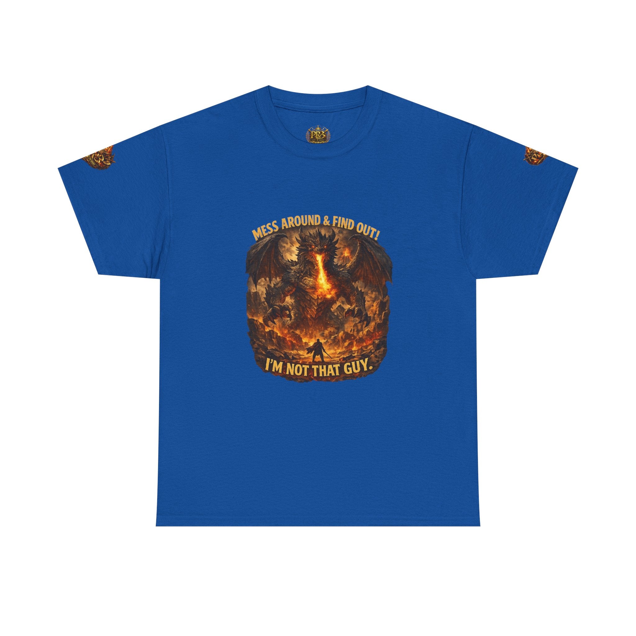 PRB Demonic Warrior Illustration Tee | "I'm Not That Guy" Graphic Shirt by Power Runs Black