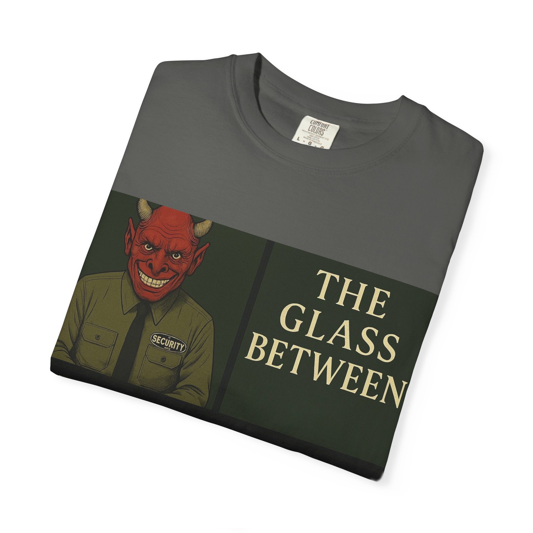 PRB The Glass Between Vintage Collage T-Shirt by Power Runs Black