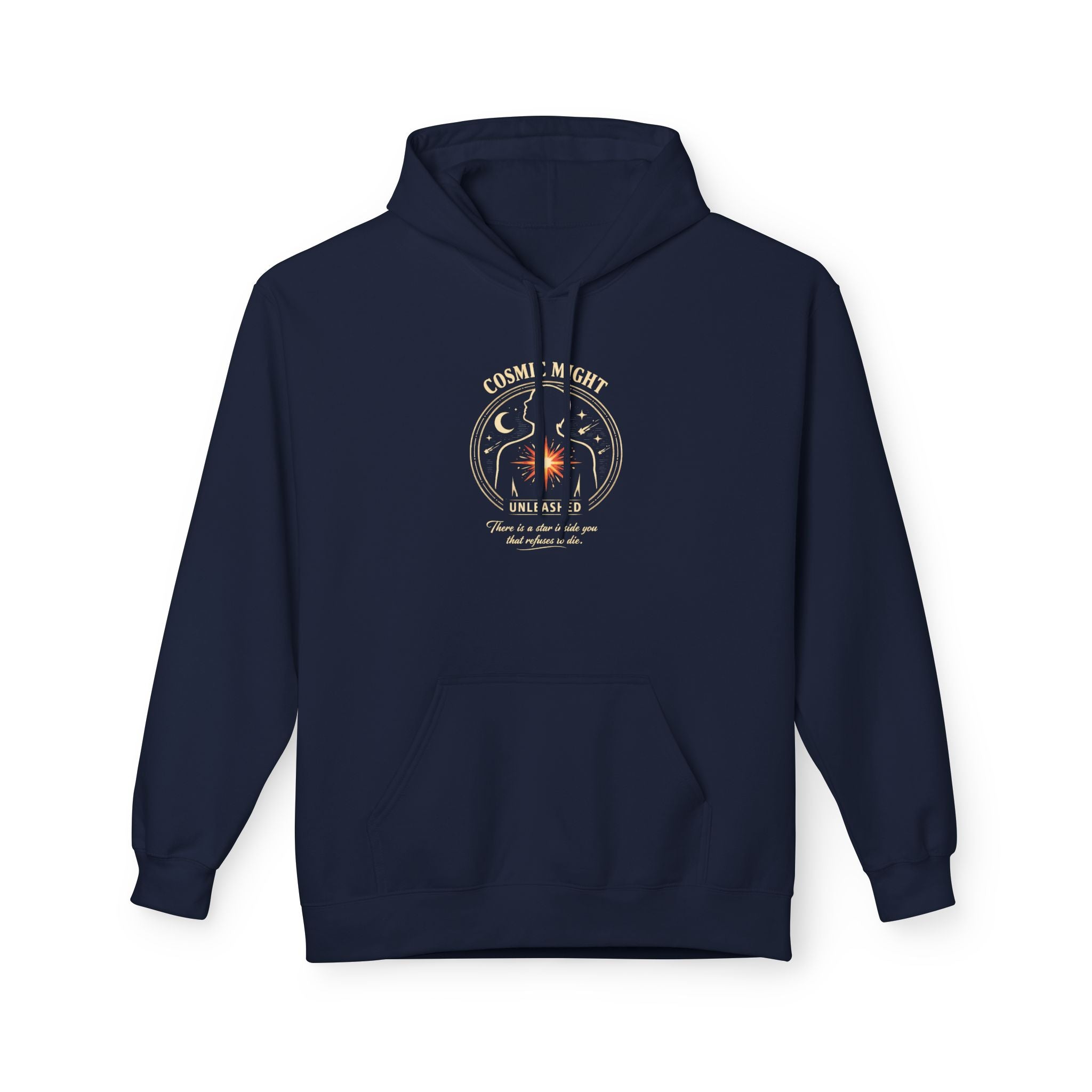 PRB Starforged Flex Cosmic Might Unleashed Hoodie — Unleashed Starburst Graphic Pullover by Power Runs Black