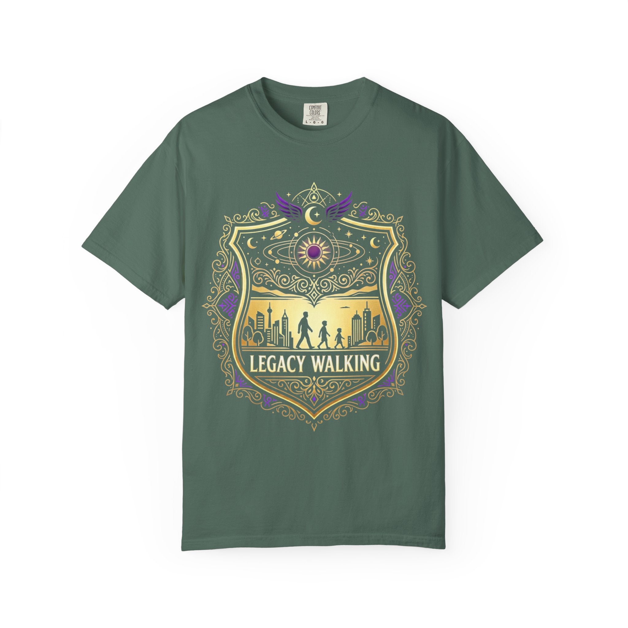 PRB Sci-Fi Adventure Graphic Tee | Futuristic Forest Print Unisex T-Shirt by Printify