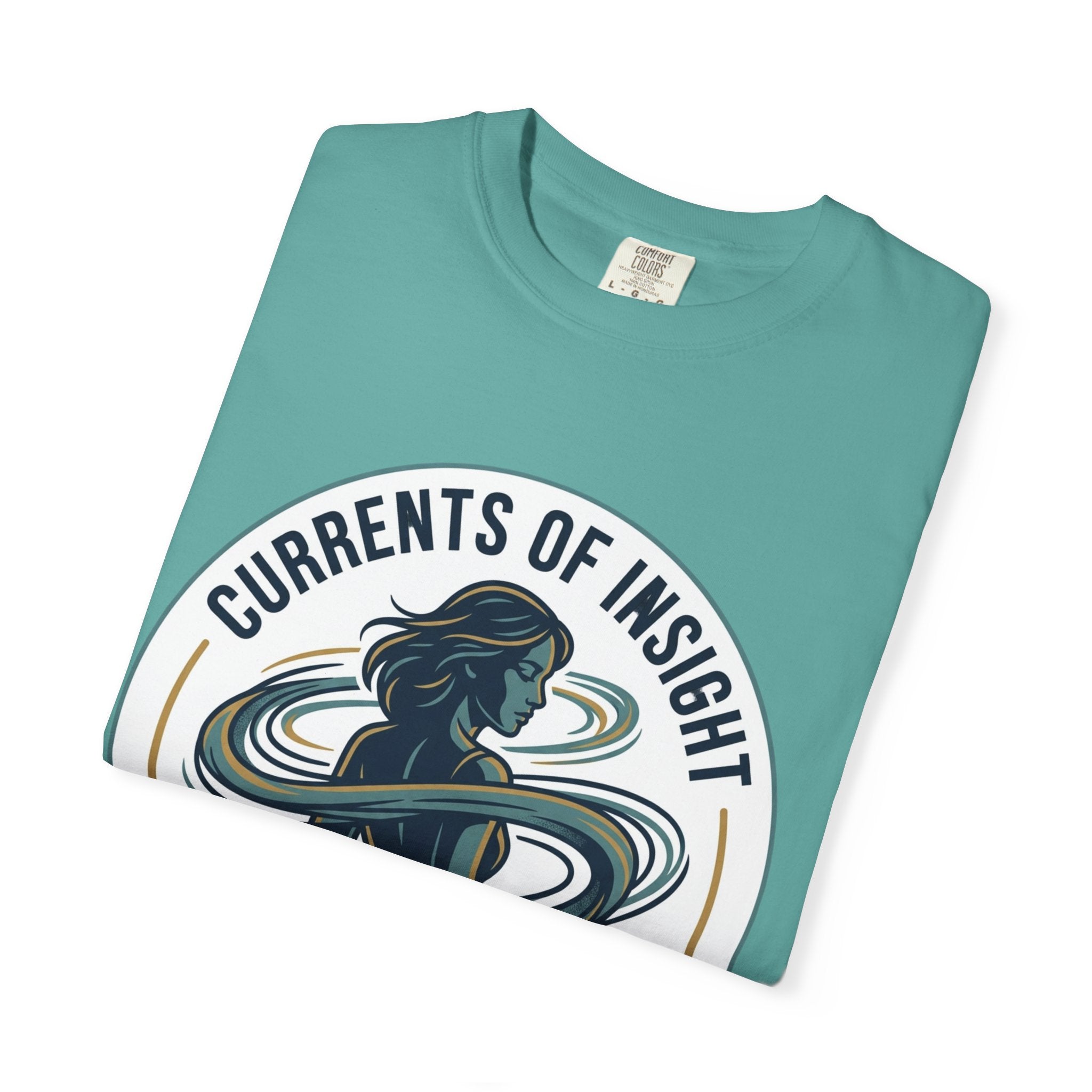 Power Runs Black Currents of Insight T-Shirt — 'Astra: Every thought leaves a trail' Graphic Tee by Power Runs Black