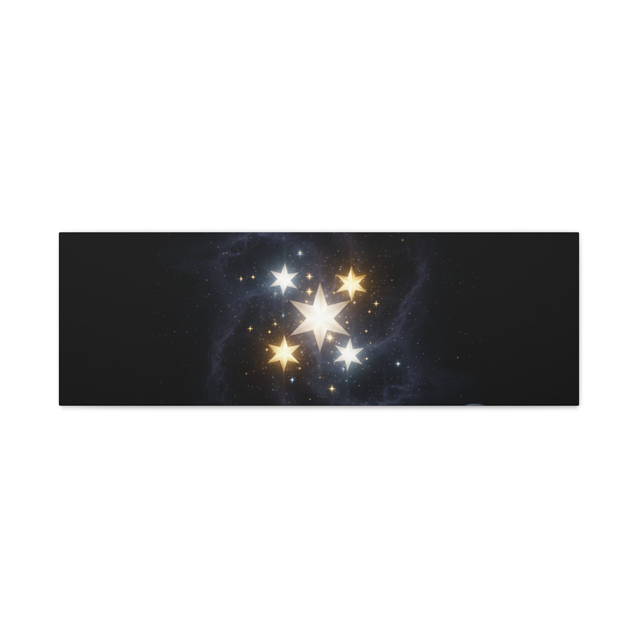PRB Celestial Star Cluster Matte Canvas Print — Cosmic Planets Wall Art by Printify