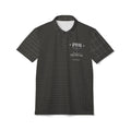 PRB Black Microstripe Polo Shirt by Power Runs Black