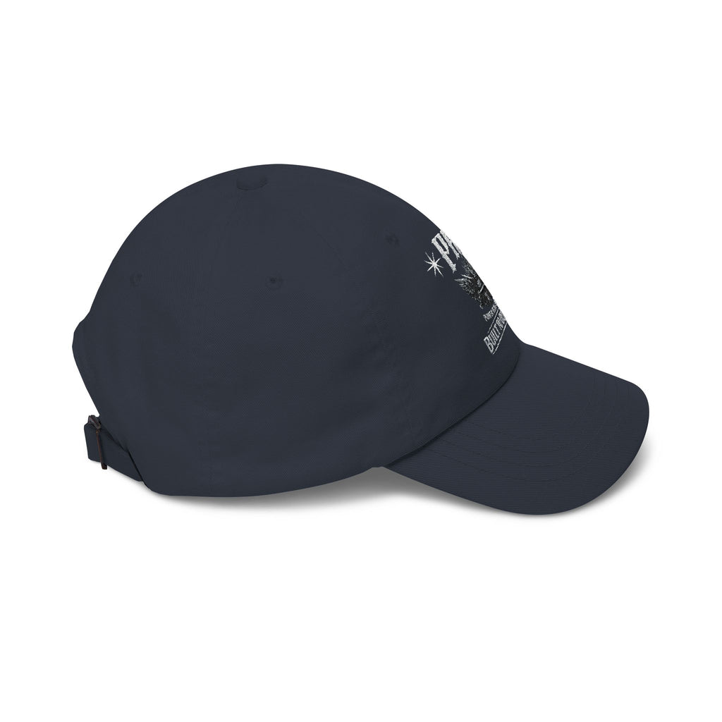 PRB Dad Cap — Vintage Crest Embroidered Baseball Hat by Printify