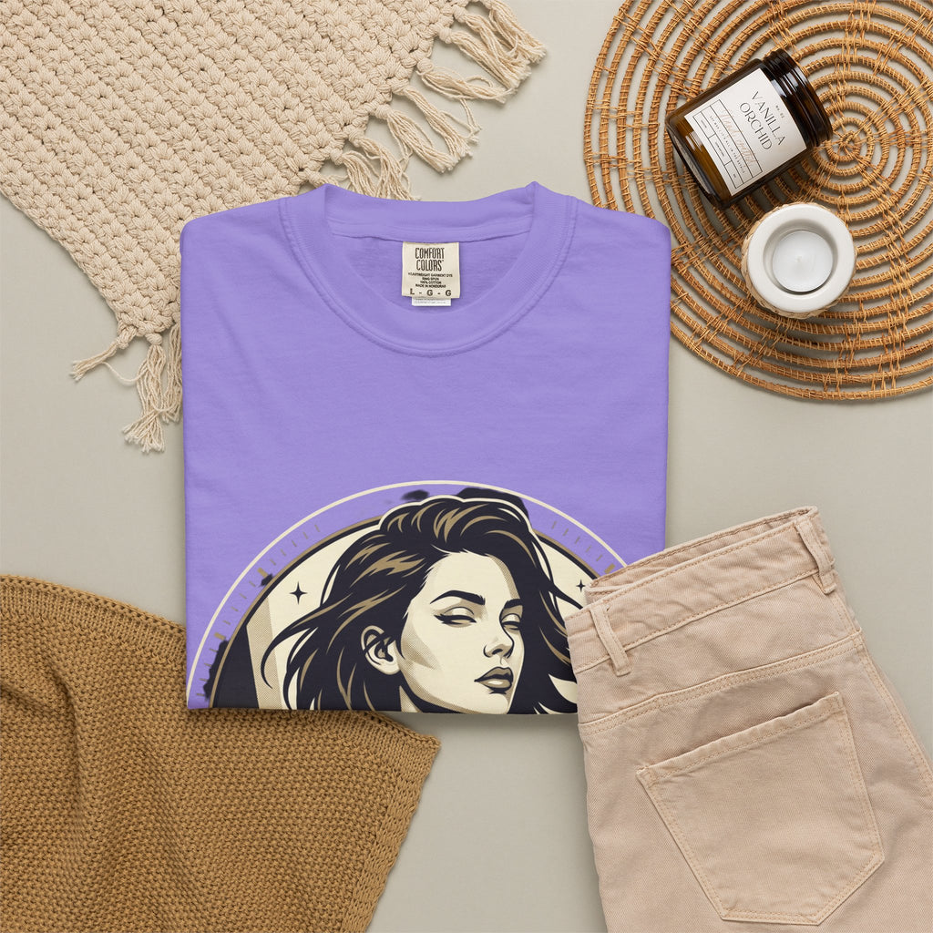 Power Runs Black Retro Space Captain Portrait T-Shirt — 'Fearless Commander' Graphic Tee by Power Runs Black