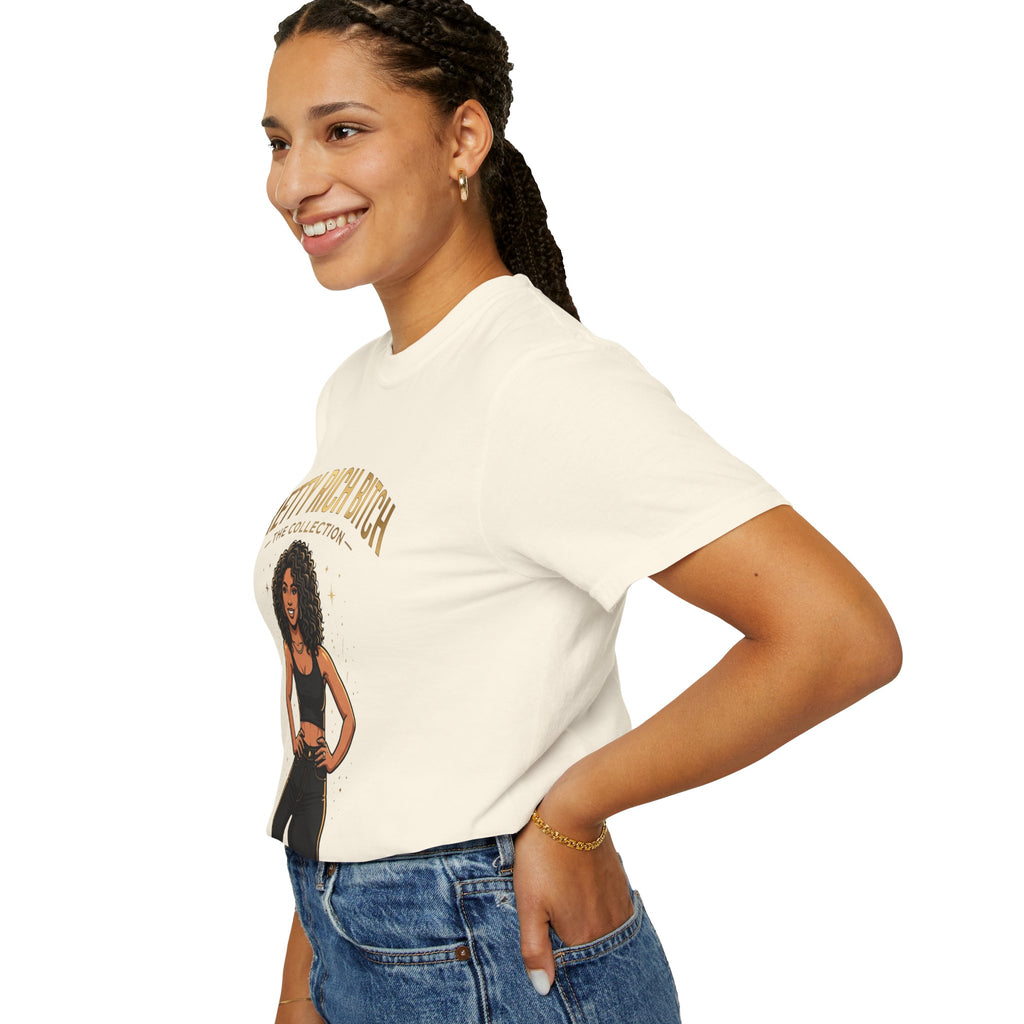 Pretty Rich Bitch The Collection by PRB T-Shirt — Empowered Black Woman Graphic Tee by Power Runs Black