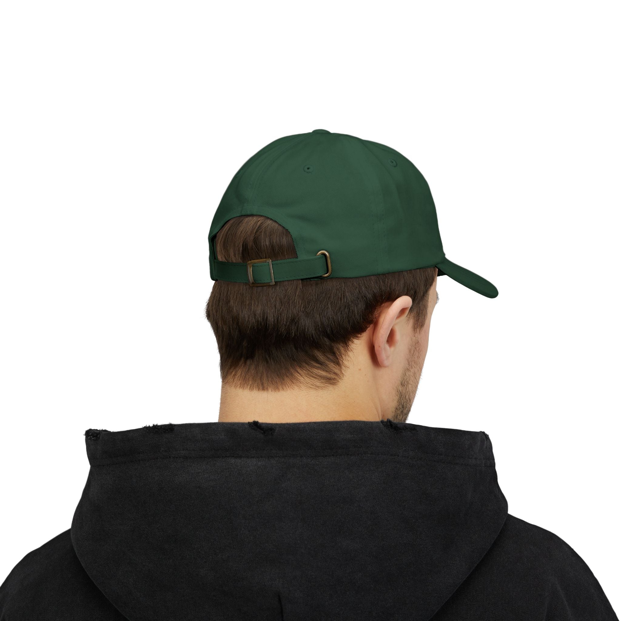 PRB Dad Cap — Vintage Crest Embroidered Baseball Hat by Power Runs Black