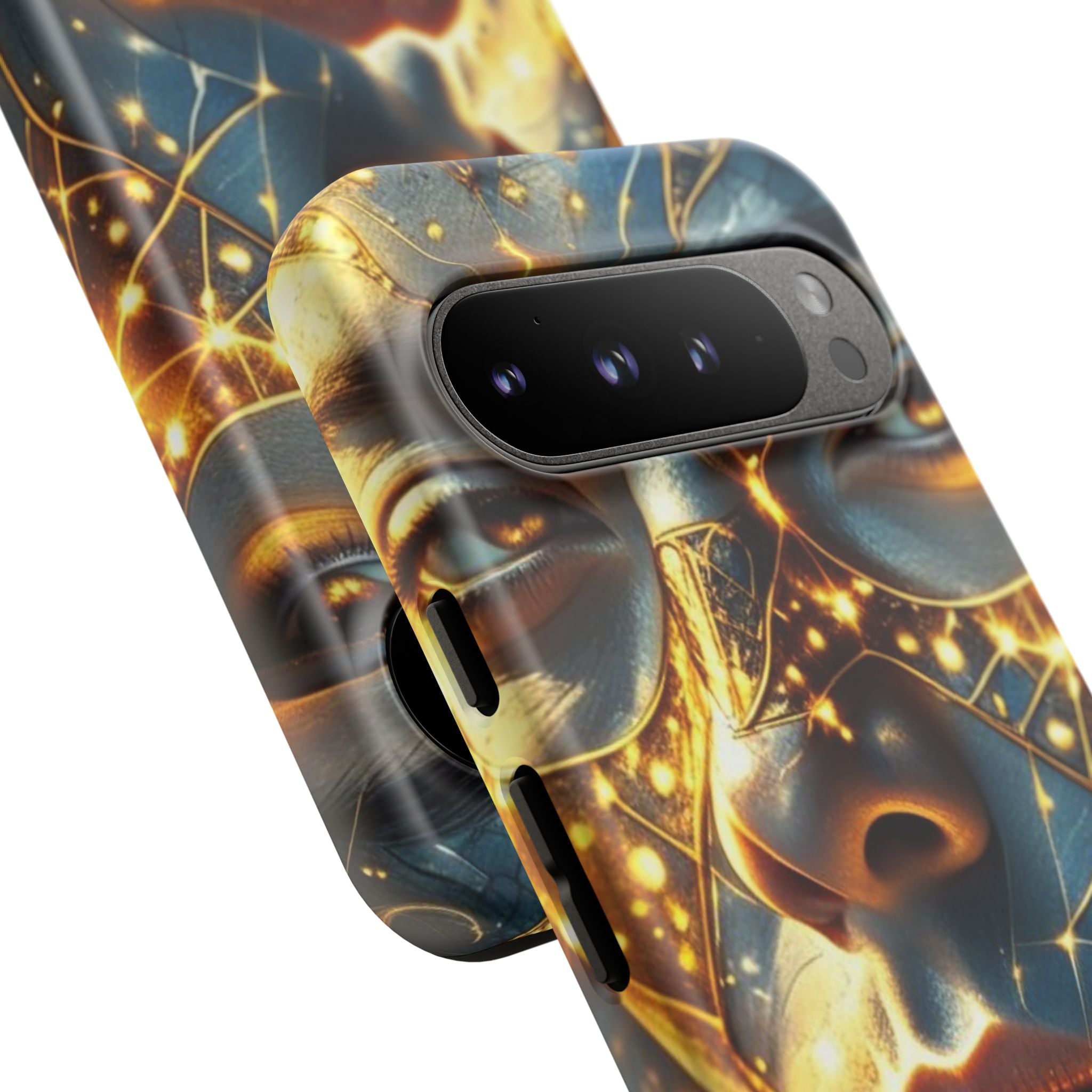PRB Galactic Portrait Tough Case | Cosmic Face Phone Case, Starry Nebula Design by Printify