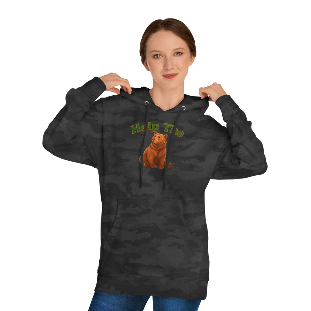 PRB "Don't Help Me Help The Bear" Graphic Hoodie by Power Runs Black