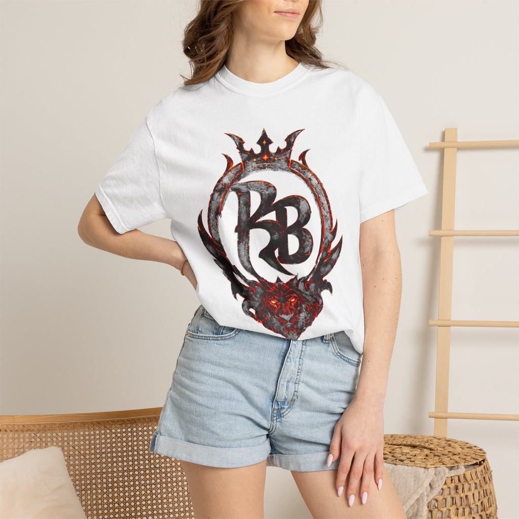 Power Runs Back PRB Flame Logo T-shirt | Fiery Emblem Tee, Grunge Rock Chic by Printify