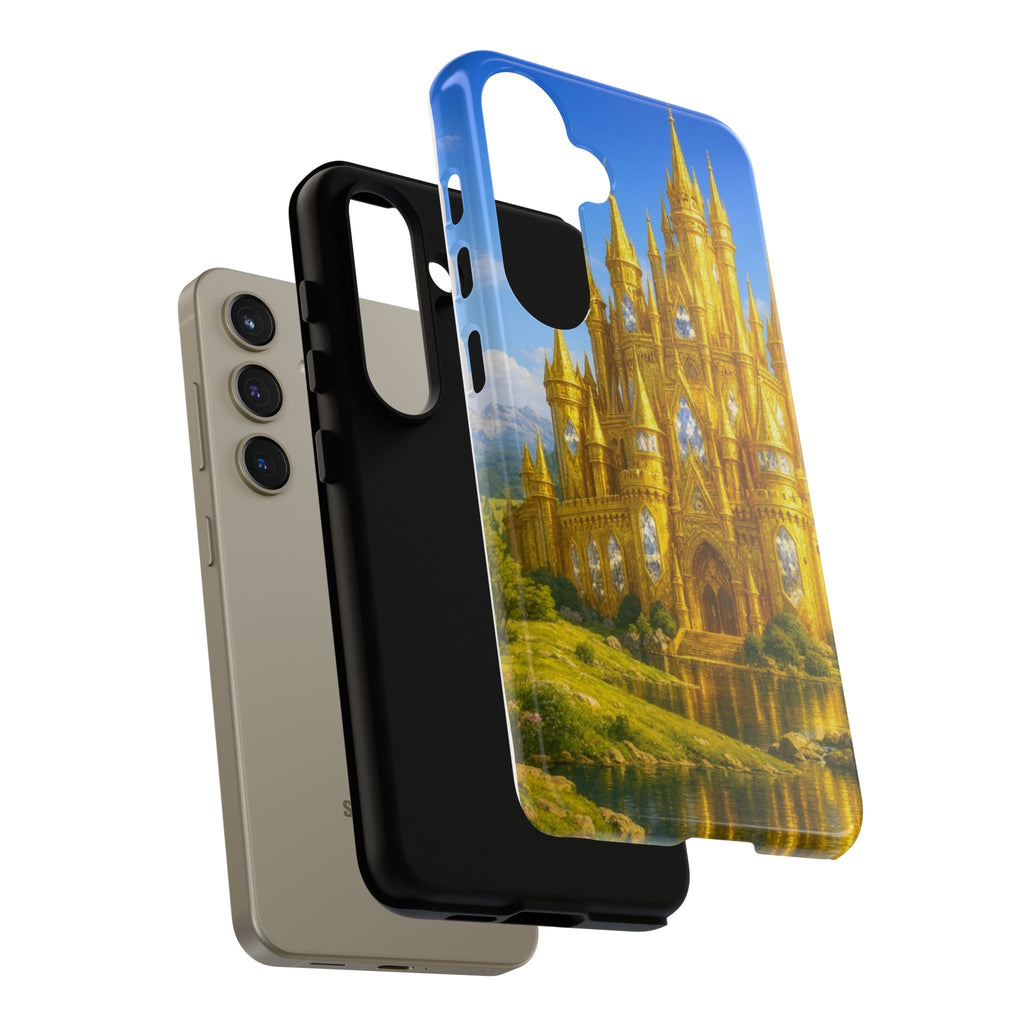 PRB Golden Castle iPhone Case | Fantasy Palace Phone Case by Power Runs Black