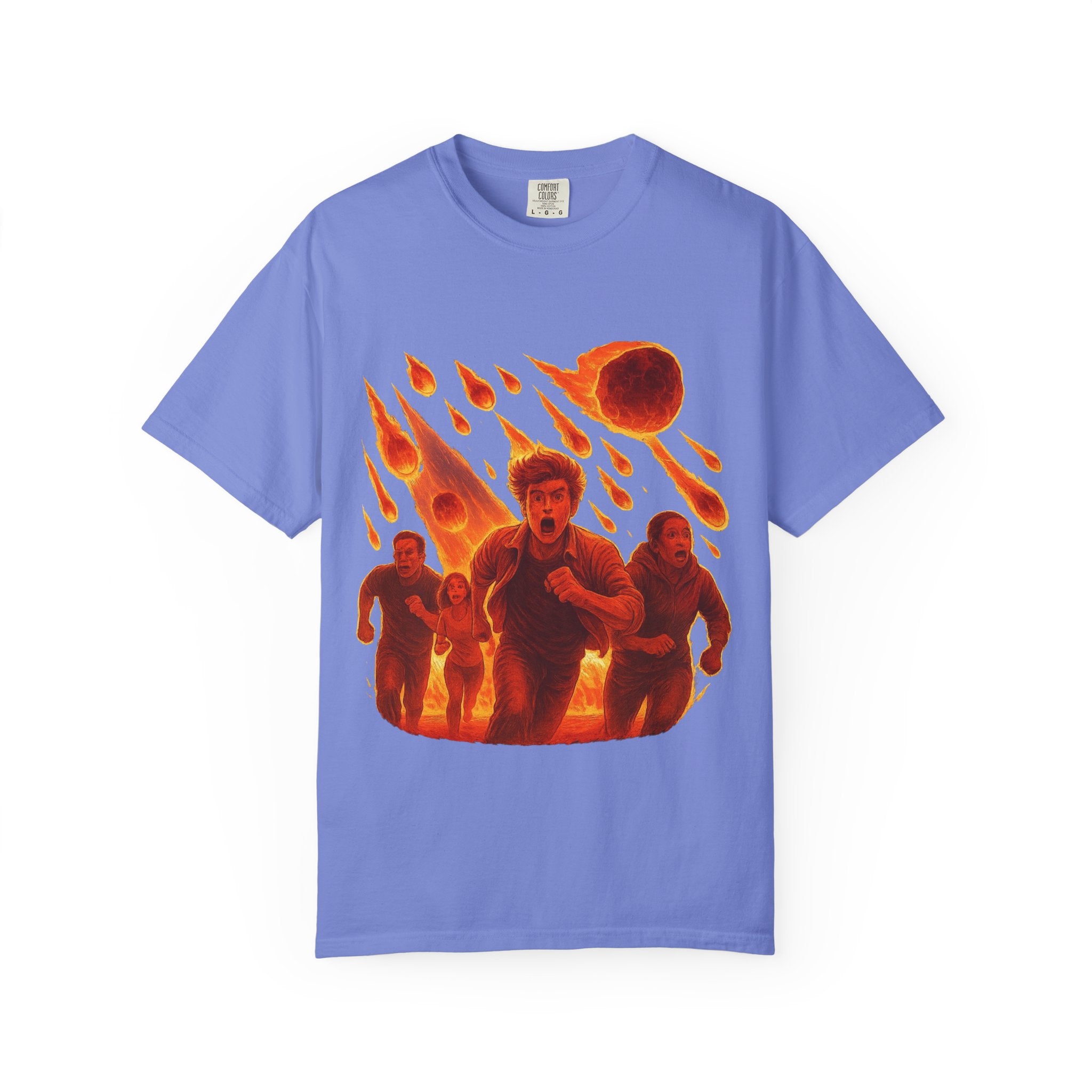 PRB Meteor Shower Escape T-Shirt — Apocalyptic Running Graphic Tee by Power Runs Black