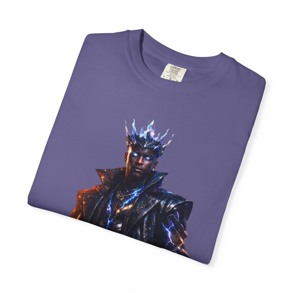 PRB Cosmic Might Unleashed T-shirt | Space Warrior Graphic Tee by Power Runs Black
