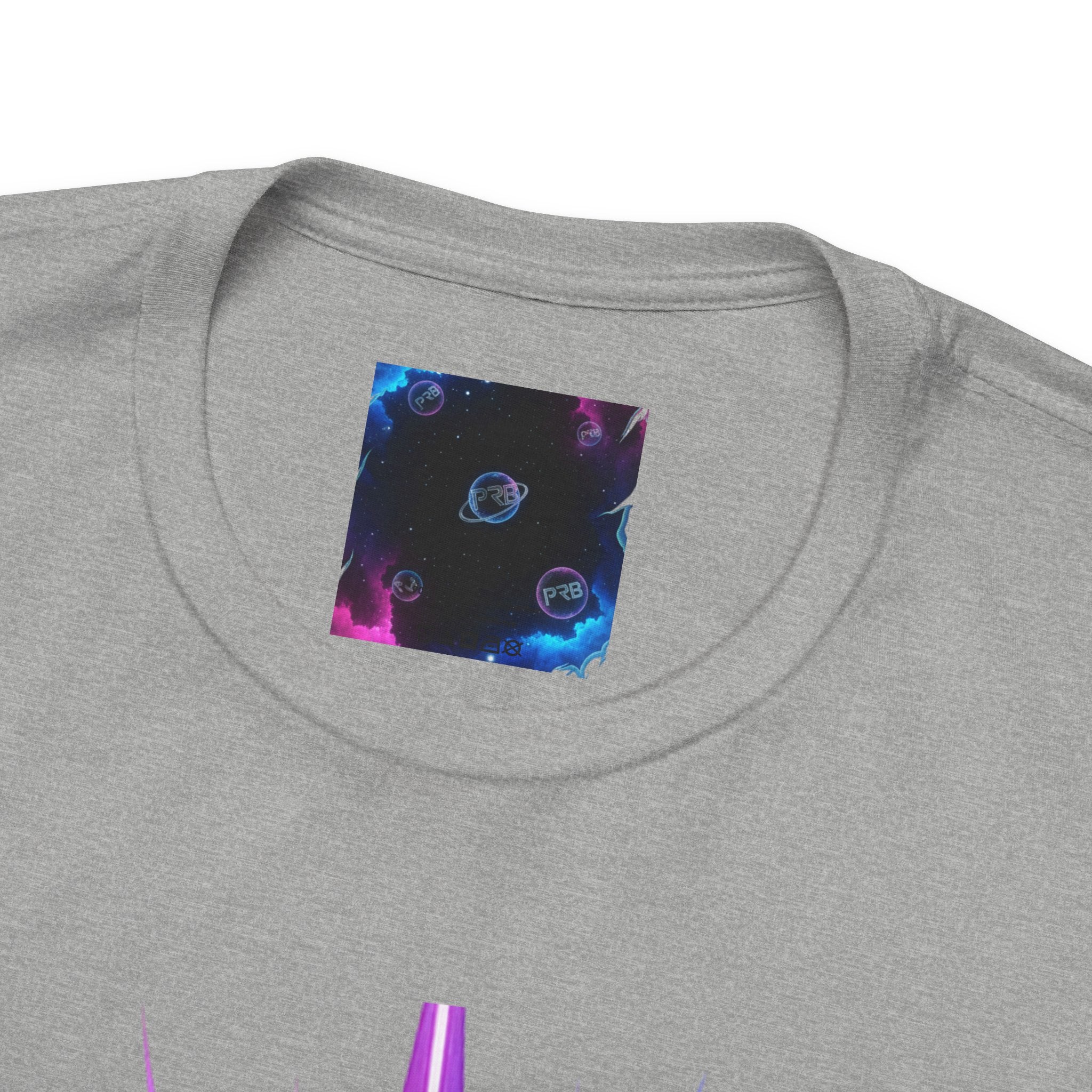 Power Runs Black PRB Running Pulse Graphic Tee — Neon Runner Heartbeat Sports T‑Shirt by Power Runs Black
