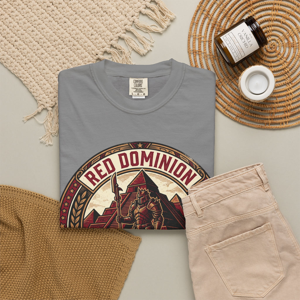 Power Runs Black PRB Red Dominion 'Right Side' Graphic T-Shirt by Power Runs Black