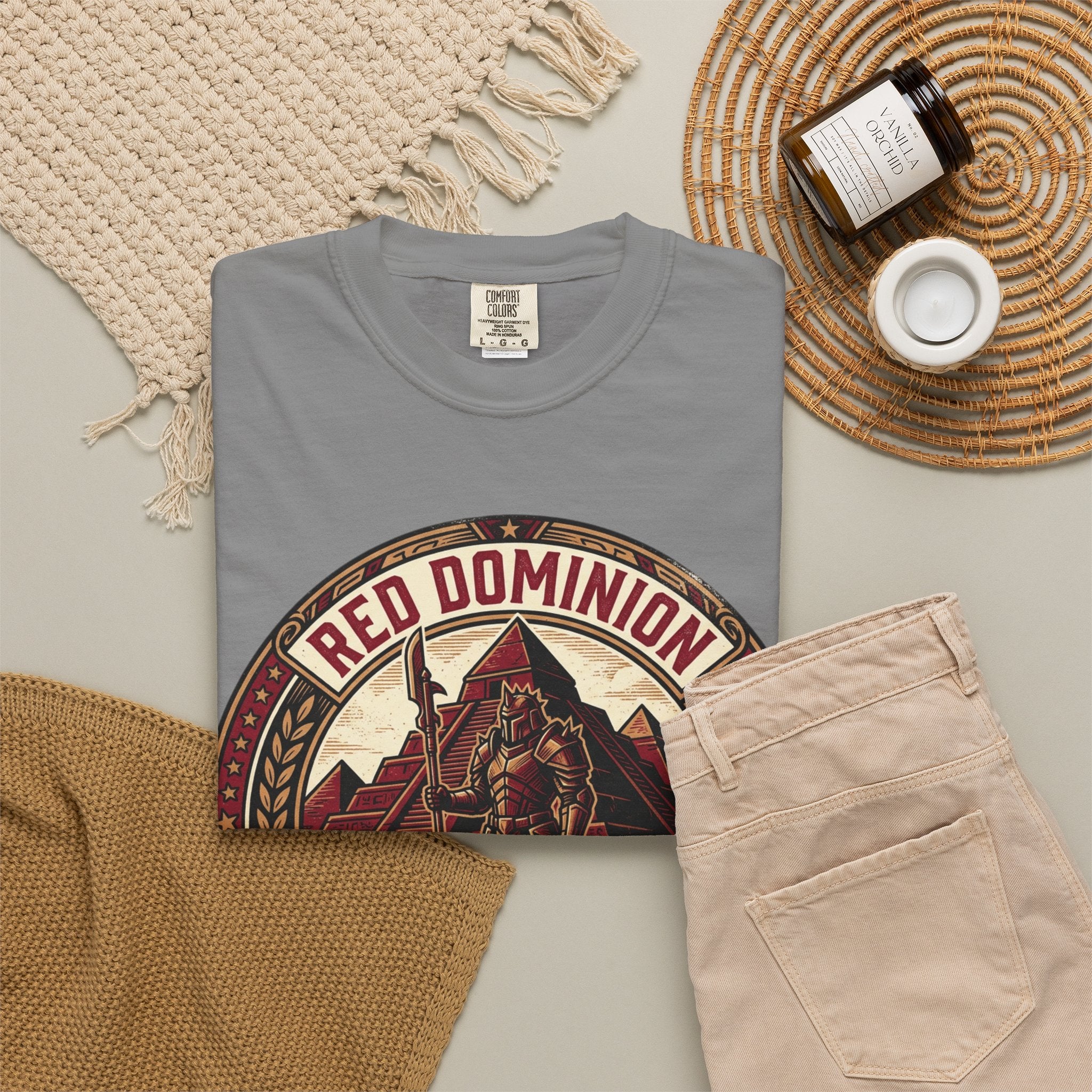 Power Runs Black PRB Red Dominion 'Right Side' Graphic T-Shirt by Power Runs Black