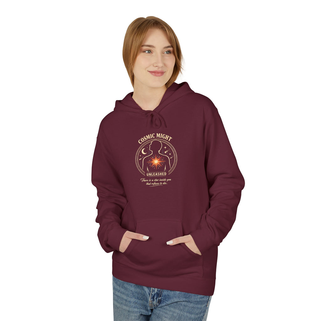 PRB Starforged Flex Cosmic Might Unleashed Hoodie — Unleashed Starburst Graphic Pullover by Power Runs Black