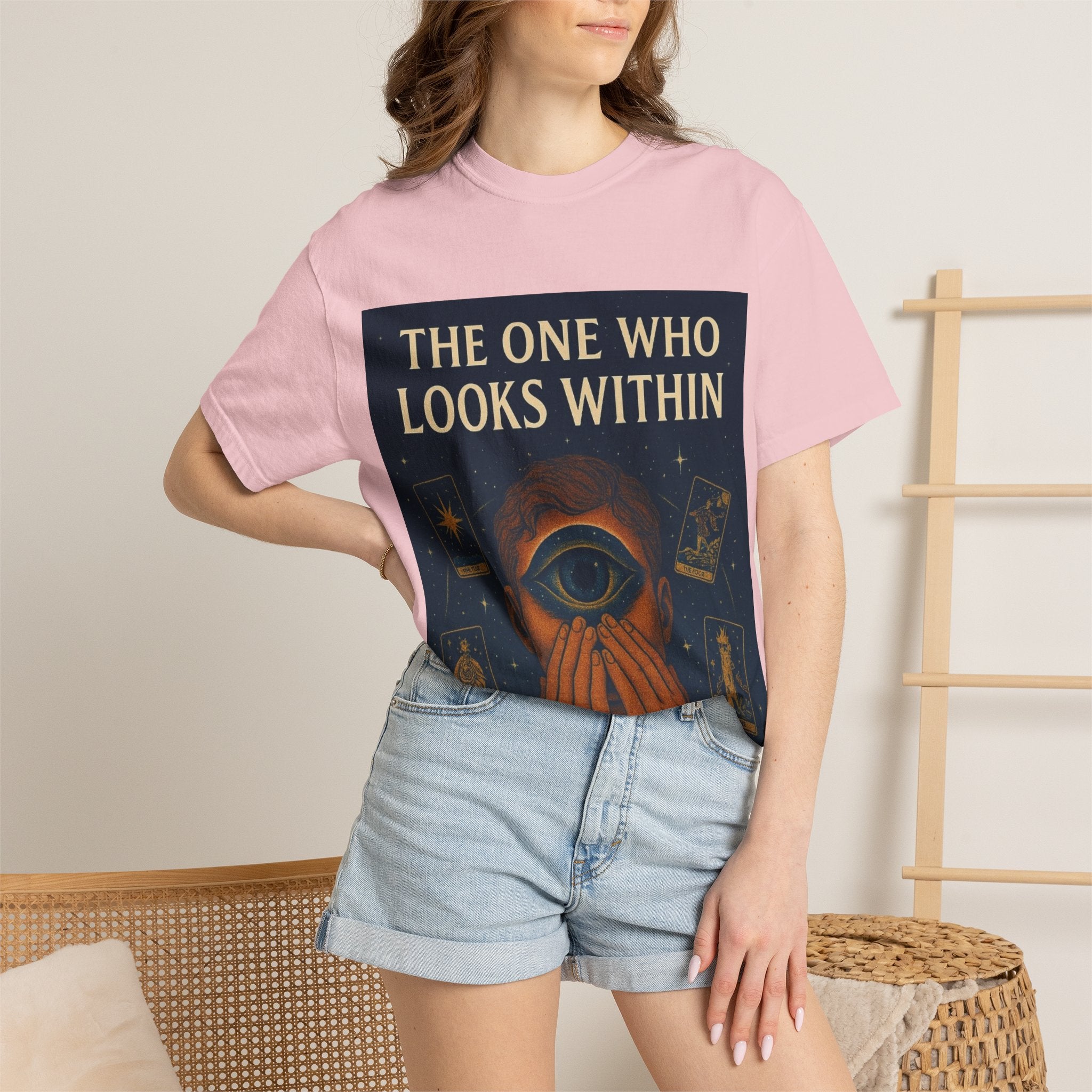 PRB Tarot Eye T-Shirt — "The One Who Looks Within" Mystical Graphic Tee by Printify