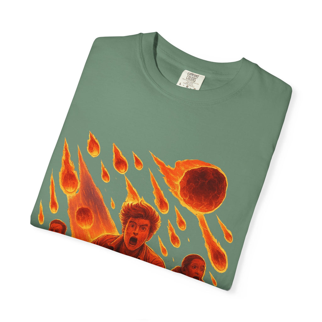 PRB Meteor Shower Escape T-Shirt — Apocalyptic Running Graphic Tee by Power Runs Black