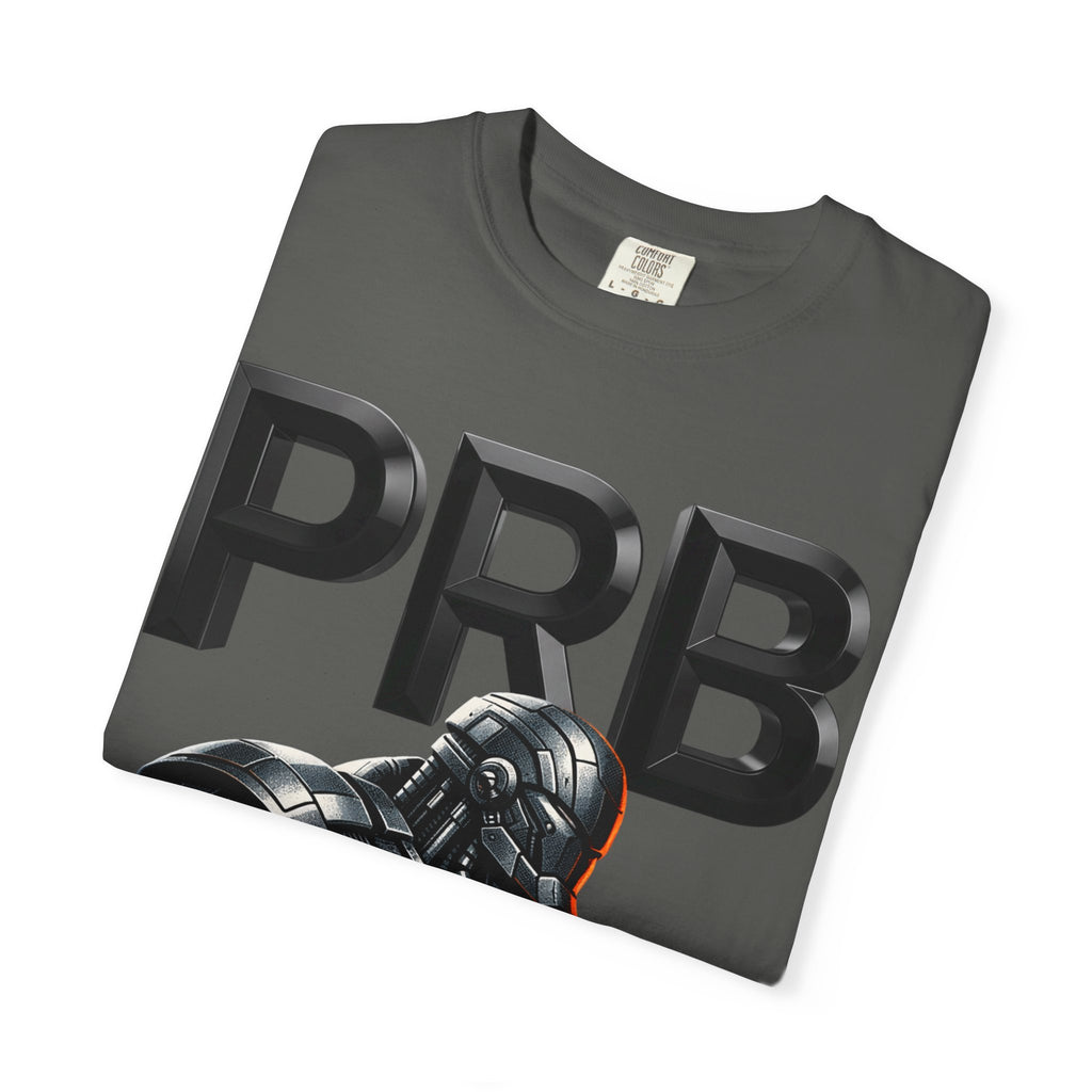 Built of Power PRB T-Shirt — Robotic Armor Graphic Tee by Printify