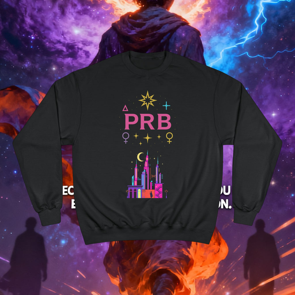 Pretty Rich Bitch by PRB Cityscape Sweatshirt — Colorful Pride-Inspired Urban Graphic by Power Runs Black