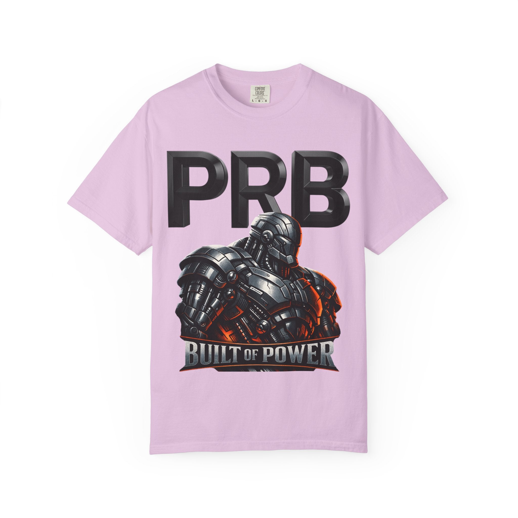 Built of Power PRB T-Shirt — Robotic Armor Graphic Tee by Printify