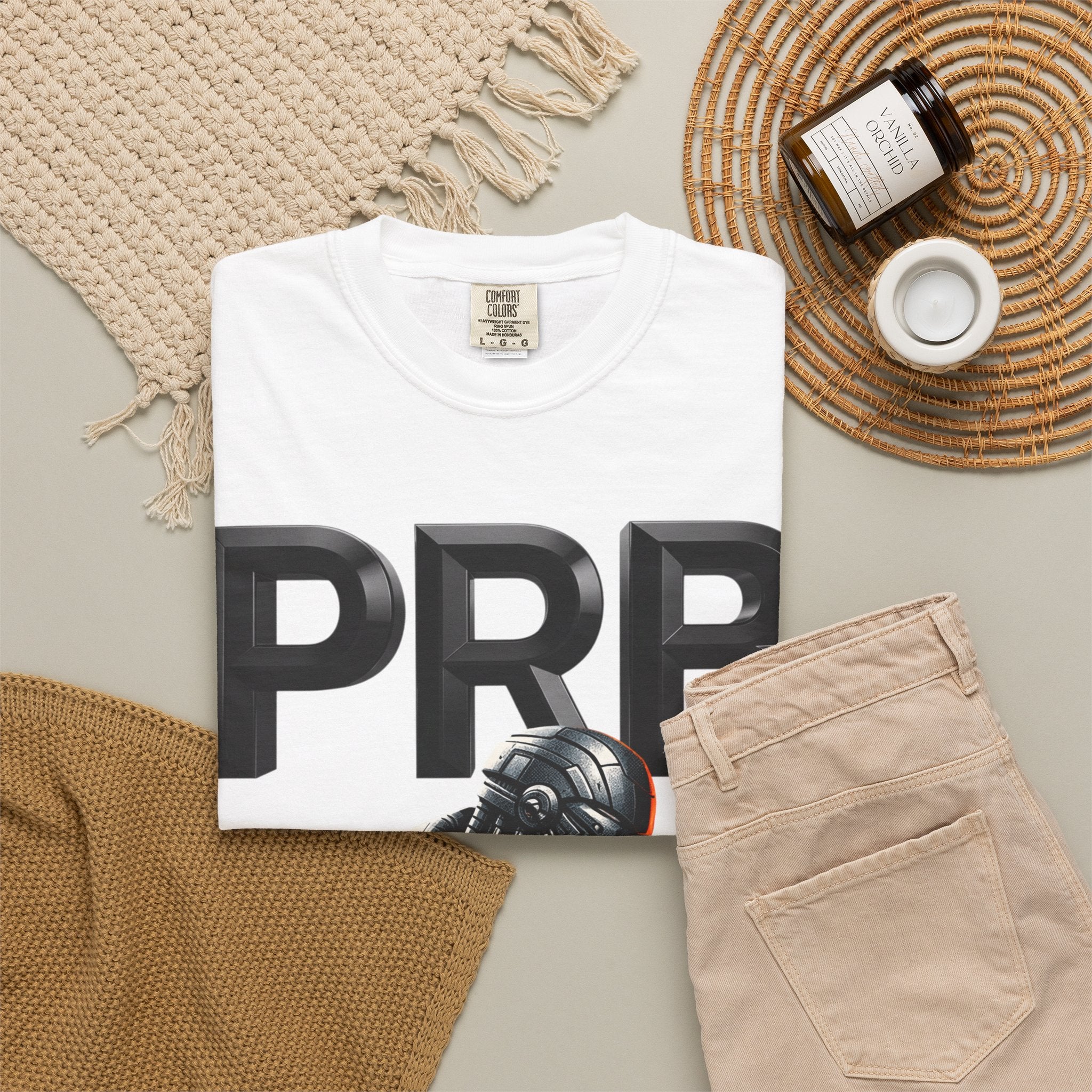 Built of Power PRB T-Shirt — Robotic Armor Graphic Tee by Printify