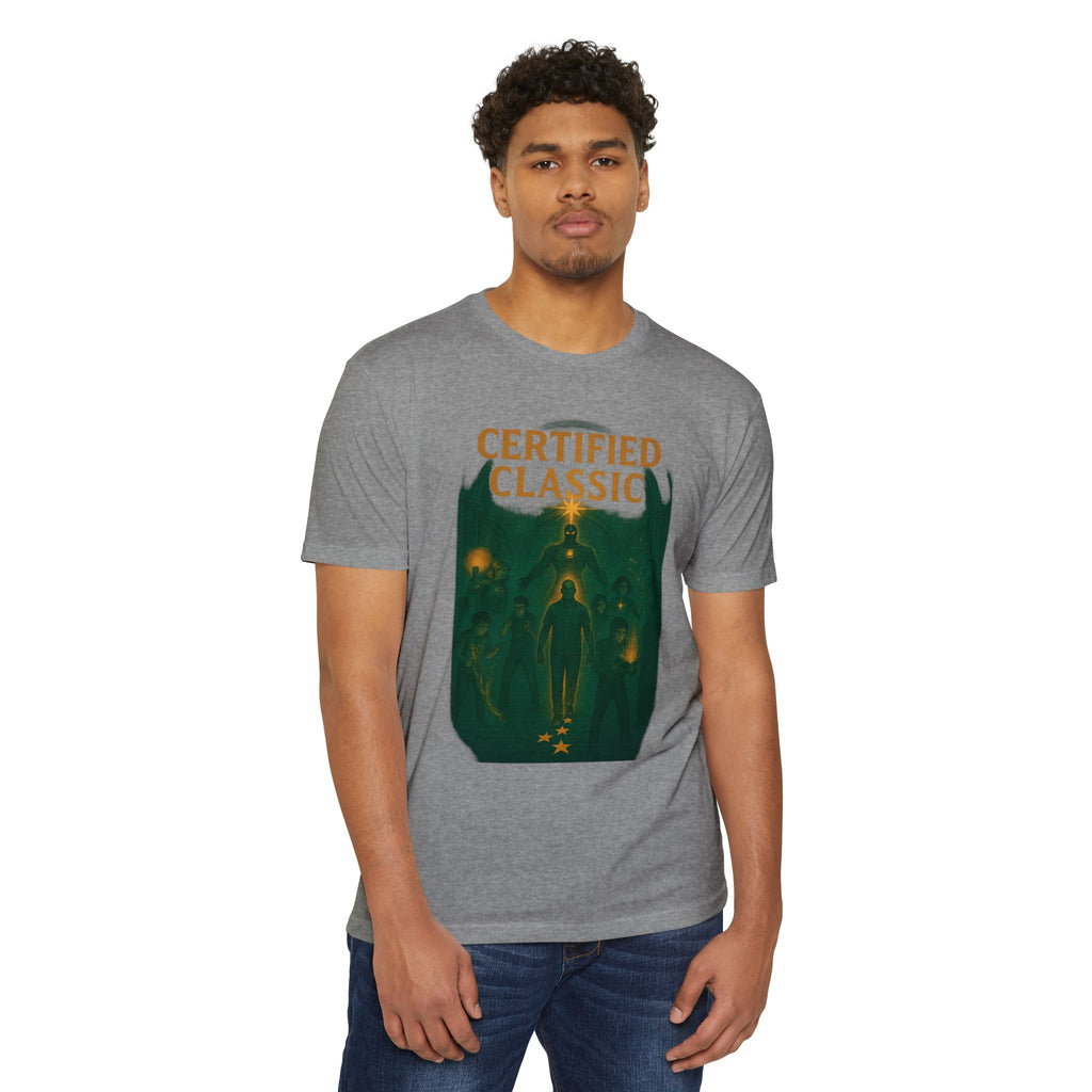 PRB Certified Classic T-Shirt | Vintage Spacewalk Illustration by Printify