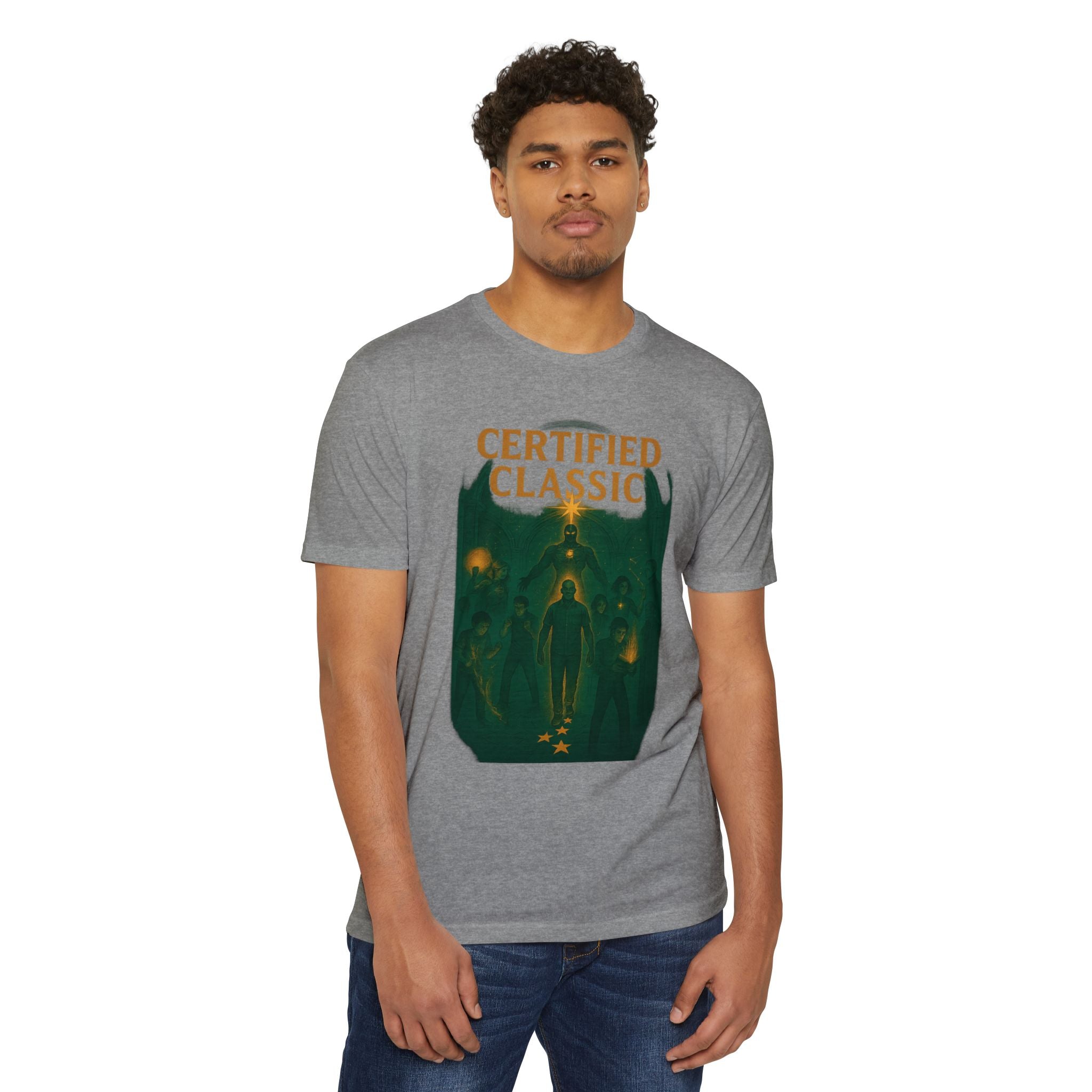 PRB Certified Classic T-Shirt | Vintage Spacewalk Illustration by Printify