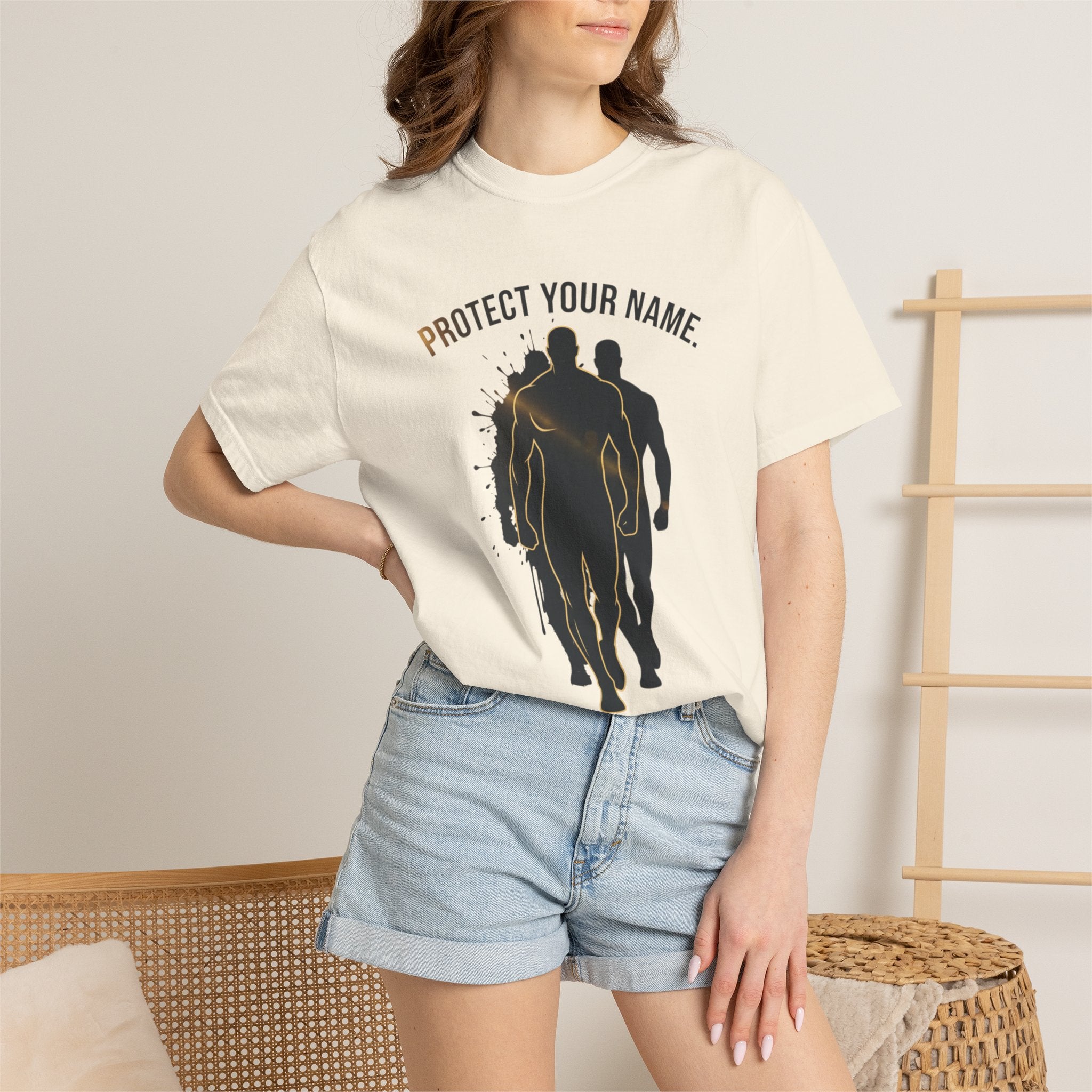 PRB Protect Your Name silhouette trio design T-Shirt | Loyalty is a Weapon graphic tee by Printify