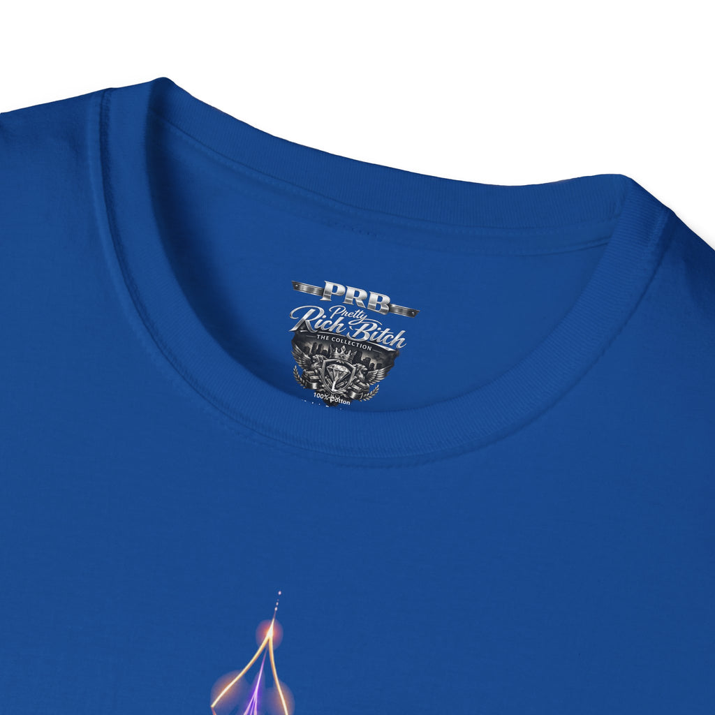 Power Runs Black PRB Pretty Rich Bitch The Collection Mystic Mandala Tee — Subtle Pastel Spiritual Graphic T-Shirt by Printify