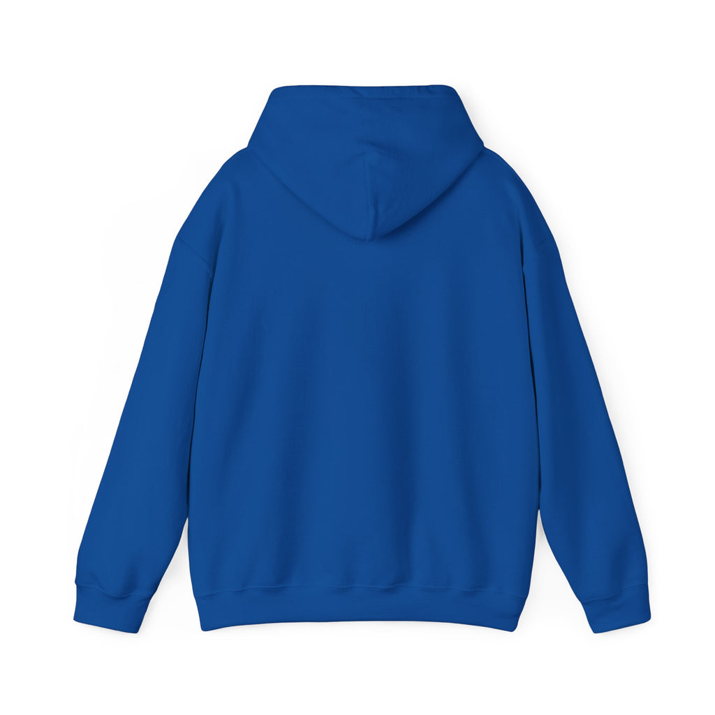 PRB Colorful City Skyline Hoodie – Vibrant Nighttime Urban Graphic by Power Runs Black