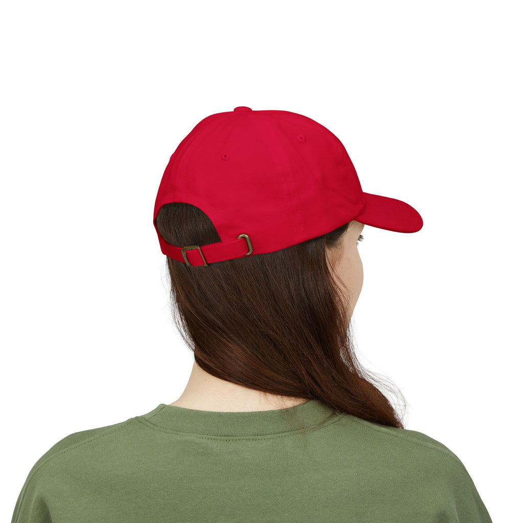 PRB Dad Cap — Vintage Crest Embroidered Baseball Hat by Power Runs Black