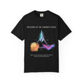 Black Abstract Watercolor T-Shirt | Vintage Garment-Dyed Graphic Tee by Printify