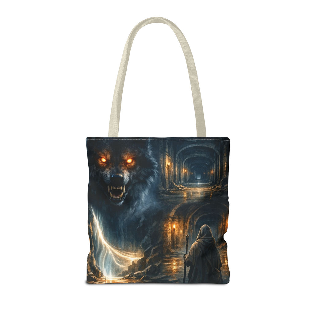 PRB The Echo Hounds Illustration Tote Bag | Gothic Horror Artwork by Printify